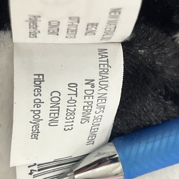 Kellytoy Spotted Cow Stuffed Animal Plush Toy Black White Medium Size 11" - Picture 8 of 9